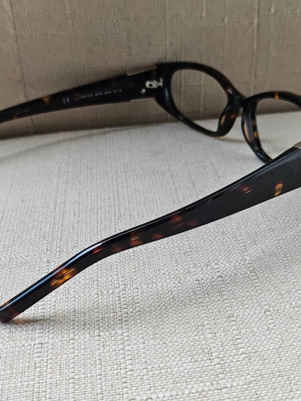 Vintage Anne Klein Women Eyeglasses Frame AKNY3129 Eyewear Dark Brown Tortoise - Picture 5 of 11